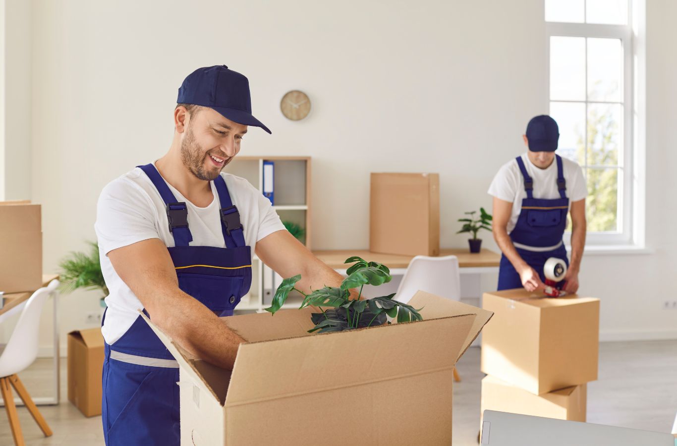Lifetime Moving Co team providing apartment moving services in Southborough, MA with organized packing and careful furniture handling.