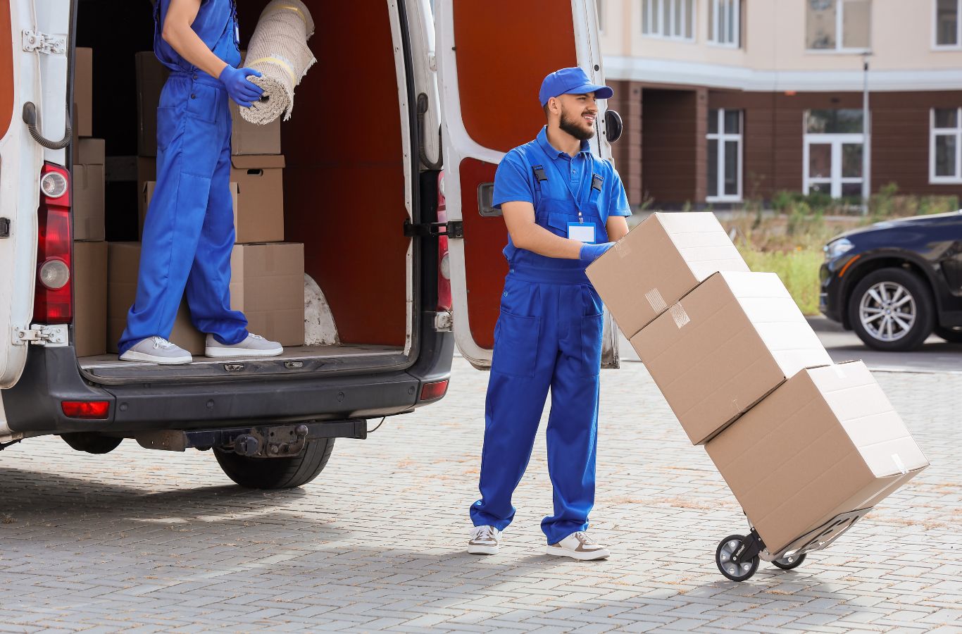 Lifetime Moving Co movers providing apartment moving services in Brighton, MA with organized packing and careful furniture handling.